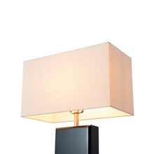 Load image into Gallery viewer, Nova of California Deus Ex Machina 29&quot; Table Lamp in Espresso and Brushed Nickel with night light feature and dimmer switch