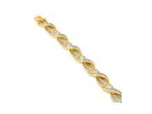 Load image into Gallery viewer, 14K Yellow Gold Baguette Cut Diamond Bracelet