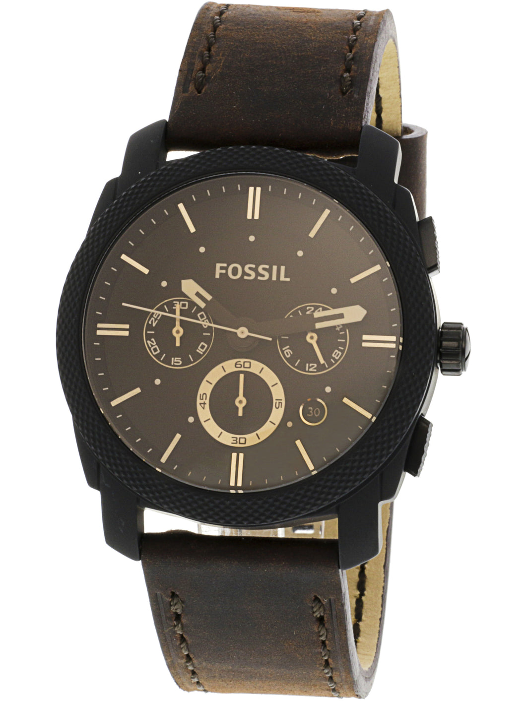 Men's Machine FS5251SET Grey Leather Swiss Parts Chronograph Fashion Watch