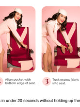 Load image into Gallery viewer, Airplane Seat Cover In Champagne, Free Mask With Purchase