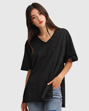 Load image into Gallery viewer, Brave Soul Oversized T-Shirt - Black