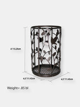 Load image into Gallery viewer, Birdsong Collection Steel Free-Standing Round Cutlery Holder