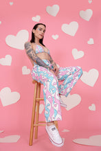 Load image into Gallery viewer, Blue&amp;Pink Stripe Double Knee Work Pants