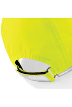 Load image into Gallery viewer, Beechfield Enhanced-viz / Hi Vis Baseball Cap / Headwear (Pack of 2) (Fluorescent Yellow)