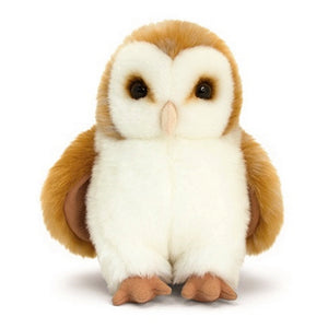 Keel Toys Owl Soft Toy 7in (Brown/White) (7in)