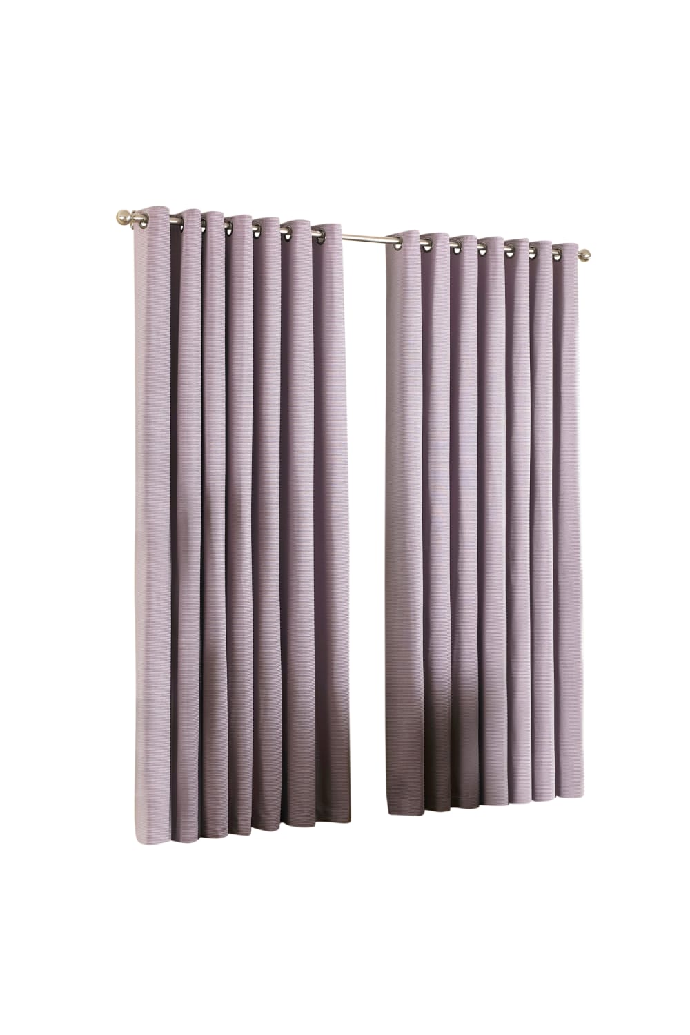 Riva Home Amari Ringtop Curtains (Heather) (66 x 72 inch)