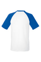 Load image into Gallery viewer, Fruit Of The Loom Mens Short Sleeve Baseball T-Shirt (White/Royal Blue)