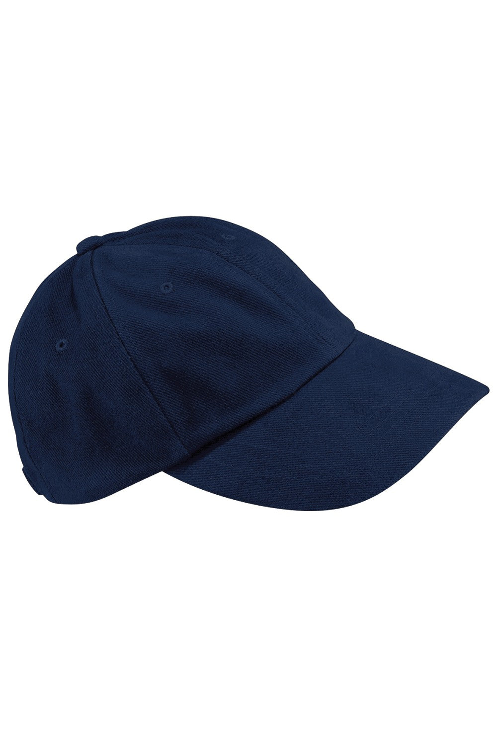 Beechfield Unisex Low Profile Heavy Brushed Cotton Baseball Cap (French Navy)