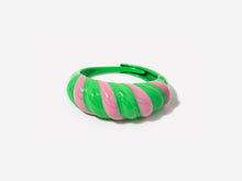 Load image into Gallery viewer, Pink Green Croissant Ring