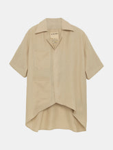 Load image into Gallery viewer, Asymmetric Linen Shirt