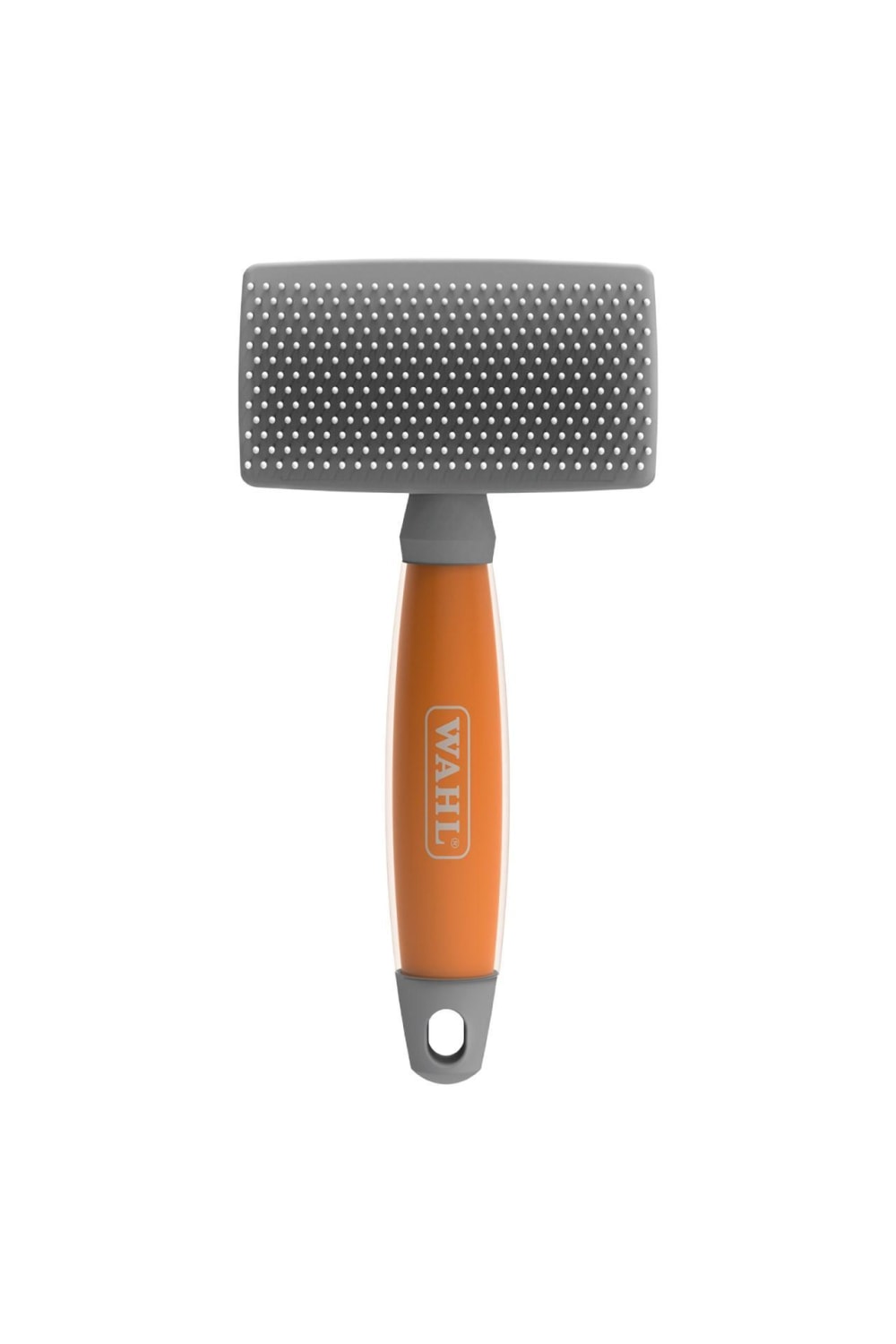 Wahl Gel Handle Nylon Slicker Brush (Gray/Orange) (S)