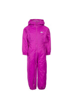 Load image into Gallery viewer, Trespass Little Kids Unisex Dripdrop Padded Waterproof Rain Suit (Purple Orchid)