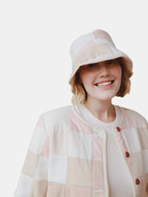 Load image into Gallery viewer, Muted 9 Patch Quilted Bucket Hat