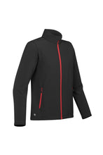 Load image into Gallery viewer, Stormtech Mens Orbiter Softshell (Black/Red)