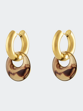Load image into Gallery viewer, Eloise Convertible Gold Hoop Earrings