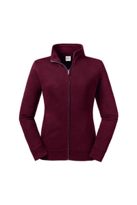 Russell Womens/Ladies Authentic Sweat Jacket (Burgundy)
