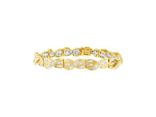 Load image into Gallery viewer, 14K Yellow Gold Baguette Cut Diamond Bracelet