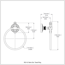 Load image into Gallery viewer, Retro Dot Collection Towel Ring
