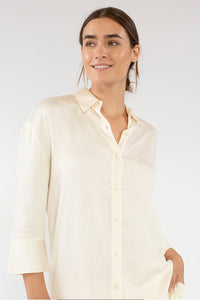 Boyfriend Shirt - Satin Tencel