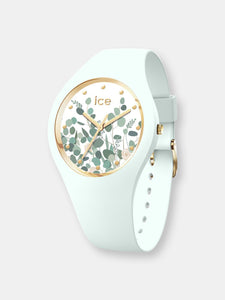 Ice-Watch Women's Flower 017581 Green Silicone Quartz Fashion Watch