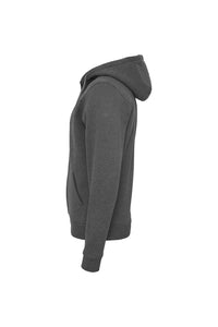 Build Your Brand Mens Heavy Zip Up Hoodie (Charcoal)