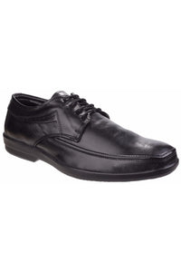Mens Dave Apron Toe Oxford Formal Shoes - Black