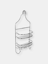 Load image into Gallery viewer, Chrome Plated Steel Flat Wire Shower Caddy