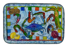 Load image into Gallery viewer, 14 in x 21 in Crab Dish Drying Mat
