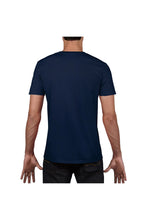 Load image into Gallery viewer, Gildan Mens Soft Style V-Neck Short Sleeve T-Shirt (Navy)