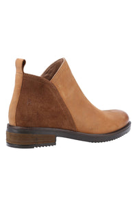 Womens/Ladies Alexis Leather Ankle Boots (Tan)