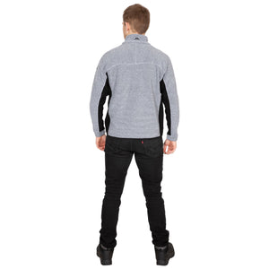 Trespass Mens Jynx Full Zip Fleece Jacket (Platinum Stripe)