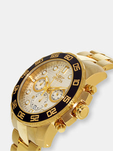 Invicta Men's Pro Diver 22229 Gold Stainless-Steel Plated Quartz Dress Watch