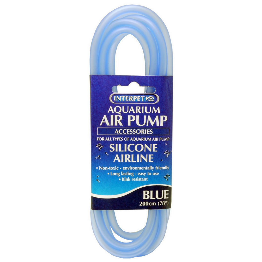 Interpet Limited Silicone Airline Aquarium Tubing (Blue) (One Size)