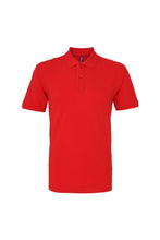 Load image into Gallery viewer, Asquith &amp; Fox Mens Plain Short Sleeve Polo Shirt (Red)