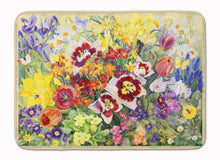 Load image into Gallery viewer, 19 in x 27 in Spring Floral by Anne Searle Machine Washable Memory Foam Mat