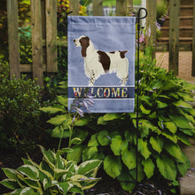 Load image into Gallery viewer, English Springer Spaniel Welcome Garden Flag 2-Sided 2-Ply