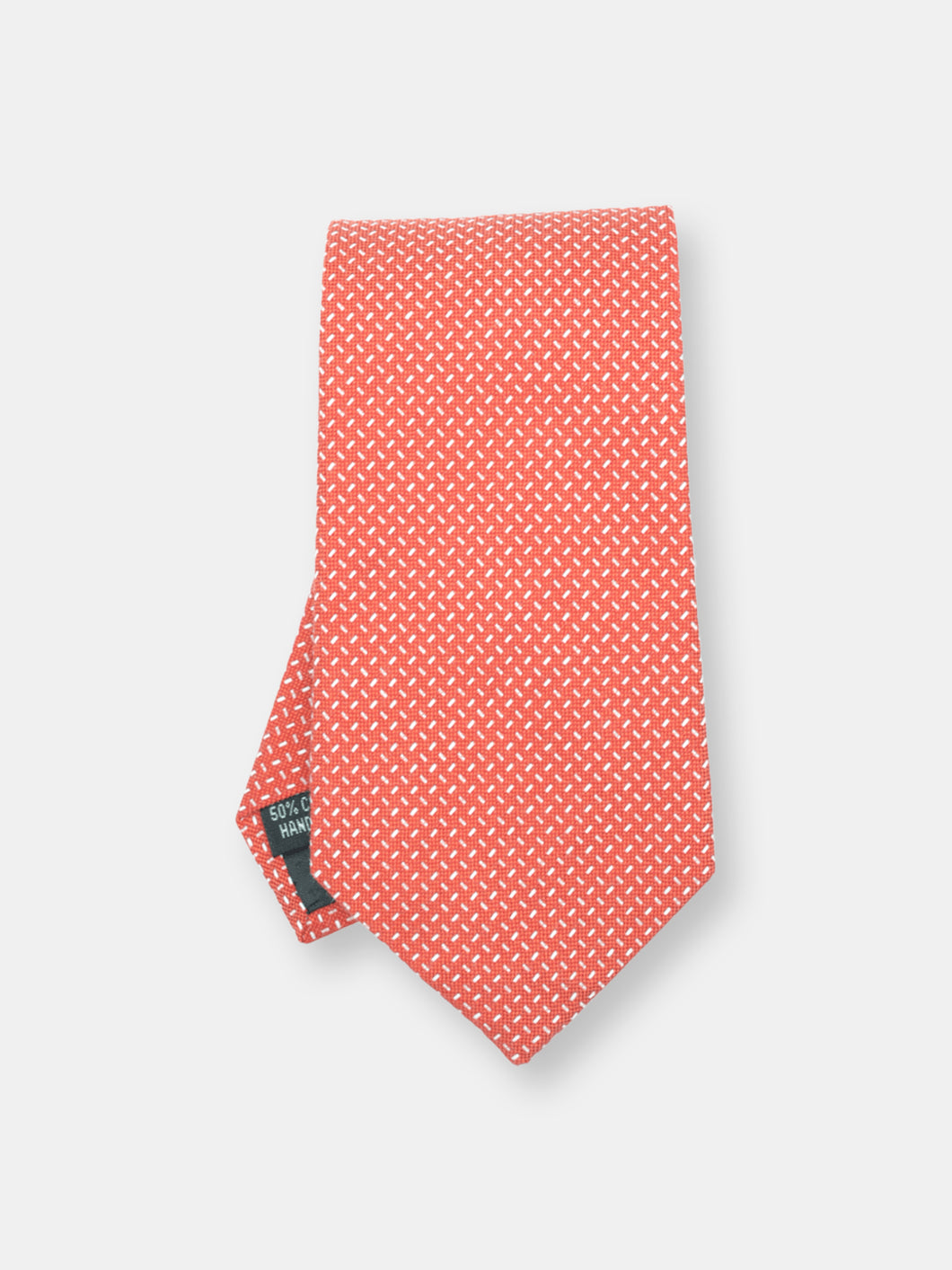 Orange Diamond Plate Tie