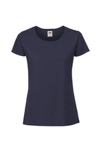 Load image into Gallery viewer, Womens/Ladies Fit Ringspun Premium Tshirt - Navy