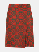 Load image into Gallery viewer, Icon Knit Skirt - Green/ Red