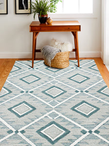 Venezia Area Rug R120-CL219 - Teal