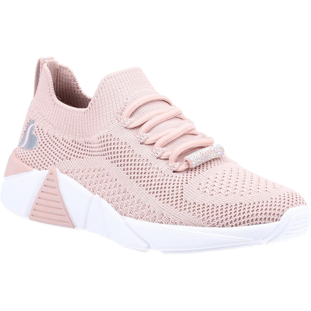 Skechers Girls A Line Diamond Glider Sneakers (Pink)