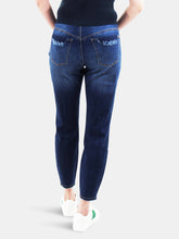 Load image into Gallery viewer, 27&quot; Skinny Medium Wash Distressed Maternity Jean