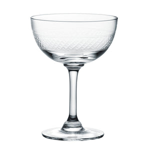 A Pair of Crystal Champagne Saucers All Designs