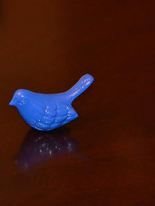 Vibhsa Bird Figurines Symbols Of Health & Happiness (Blue)