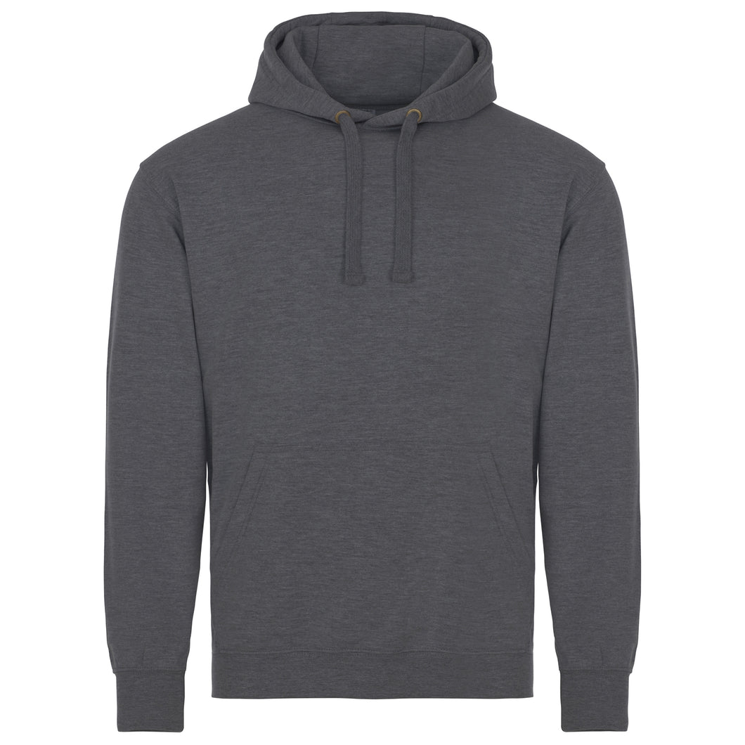 AWDis Just Hoods Adults Unisex Supersoft Hooded Sweatshirt/Hoodie (Charcoal)