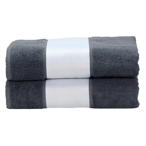 A&R Towels Subli-Me Bath Towel (Anthracite Gray) (One Size)