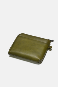 Zippered Leather Wallet