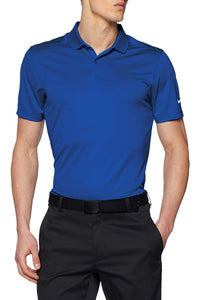 Nike Mens Victory Short Sleeve Solid Polo Shirt (Game Royal)