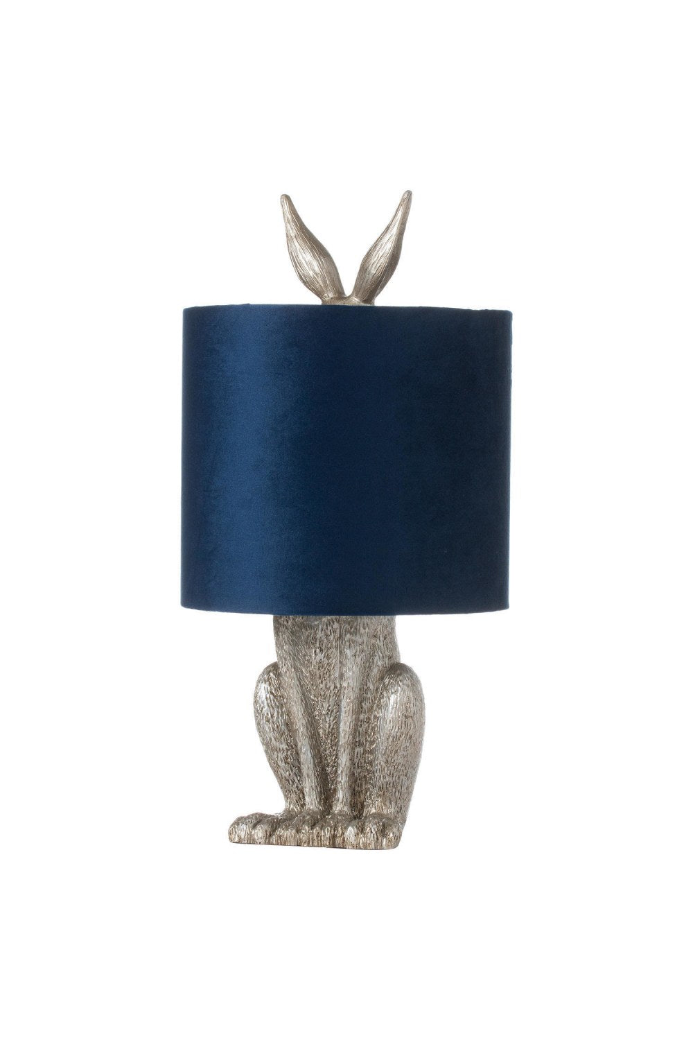 Hare Table Lamp - Silver/Navy