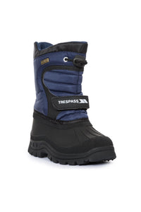 Trespass Kids Unisex Dodo Water Resistant Snow Boots (Navy Blue)